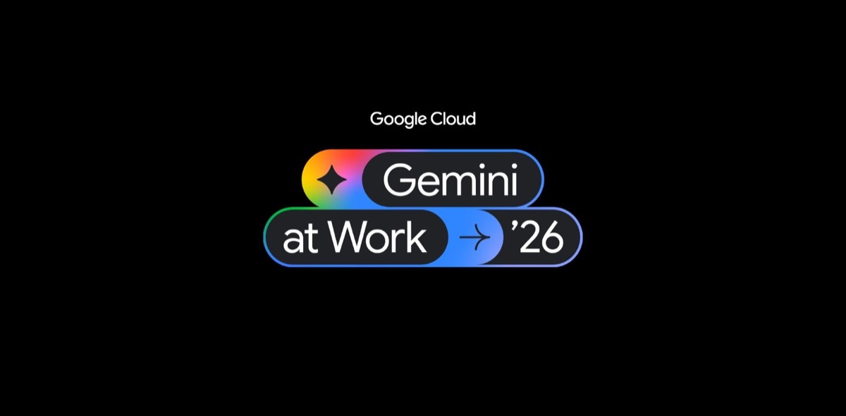 Google Cloud Gemini at Work 2026 event wordmark on black