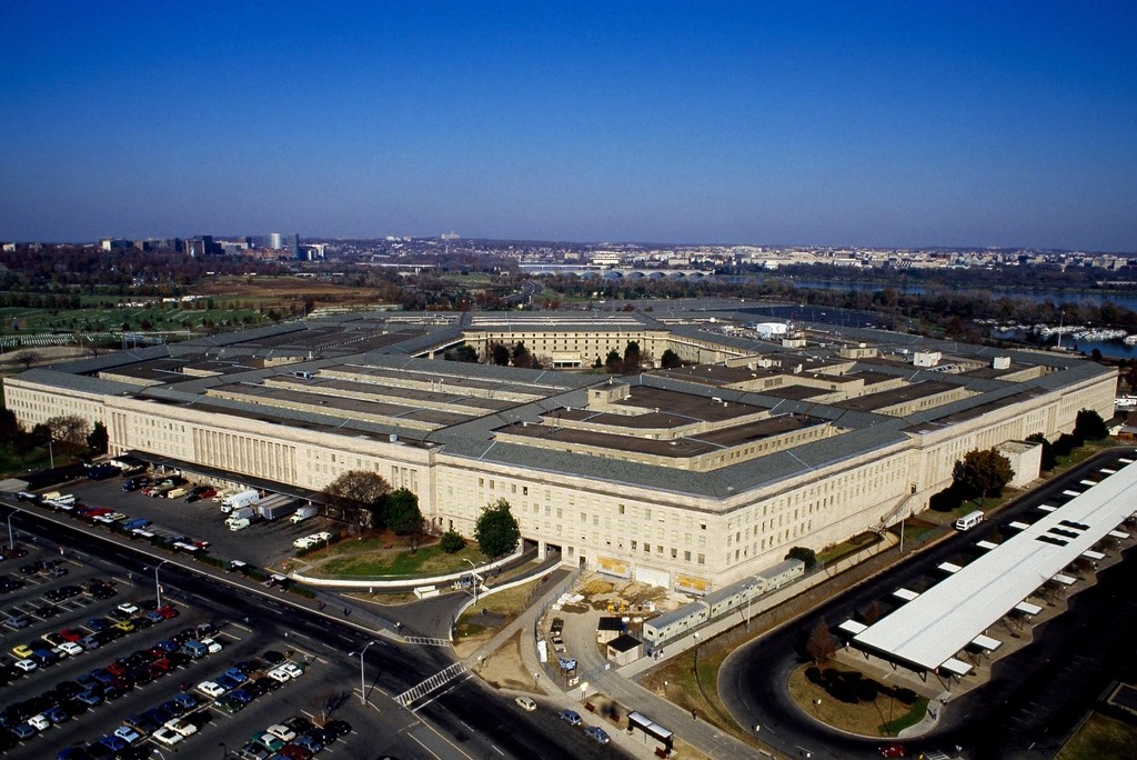 Aerial photo of the Pentagon