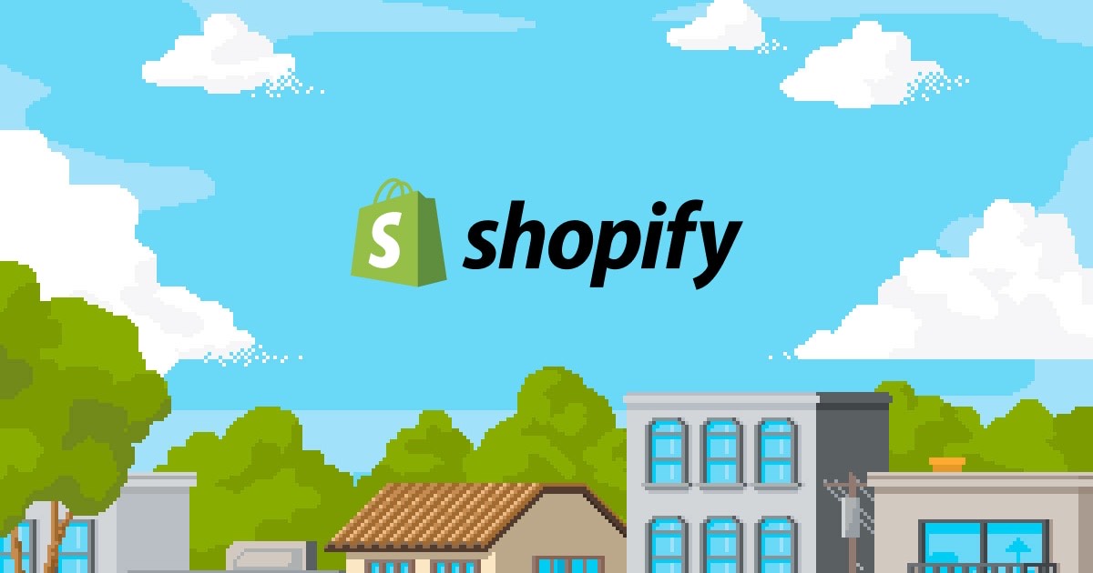 Shopify’s pixel-art developer branding